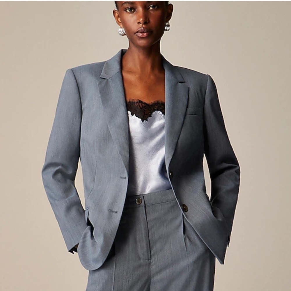 J.crew grey blazer